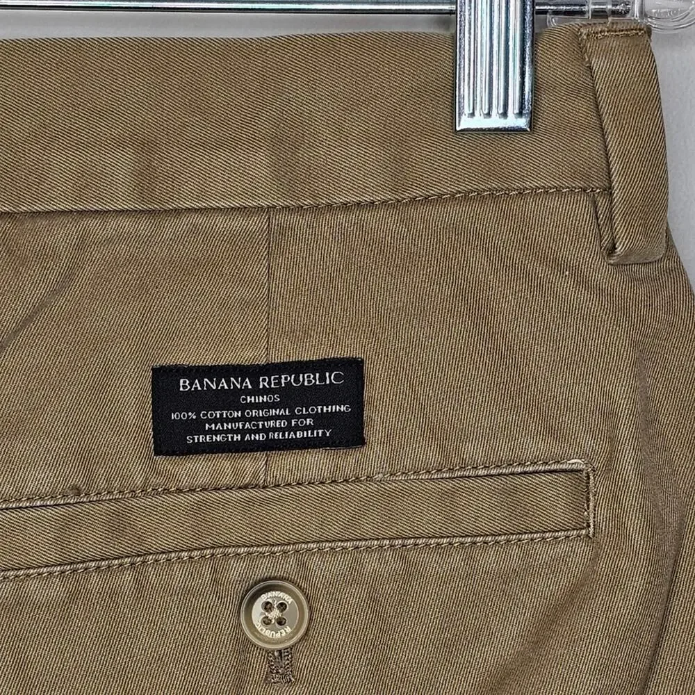 Banana Republic Aiden Chino Flat Front Pants 32/30